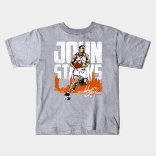 John Starks New York Skyline Drive Kids T-Shirt